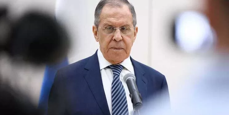 Russian Foreign Minister Sergei Lavrov meets with the media in Havana on April 20, 2023. (Photo by Handout / RUSSIAN FOREIGN MINISTRY / AFP) / RESTRICTED TO EDITORIAL USE - MANDATORY CREDIT "AFP PHOTO / Russian Foreign Ministry / handout" - NO MARKETING NO ADVERTISING CAMPAIGNS - DISTRIBUTED AS A SERVICE TO CLIENTS