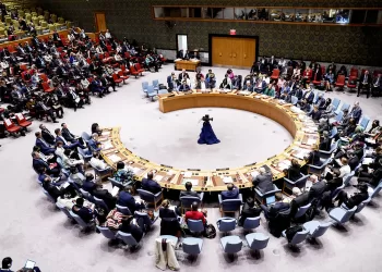 Secretary of State Antony Blinken presides over a UN Security Council Meeting on Food Insecurity and Conflict, Thursday, May 19, 2022, at United Nations headquarters. (AP Photo/John Minchillo)