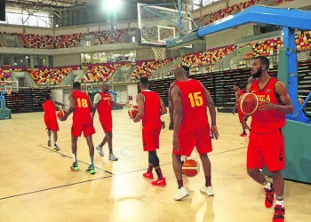 Treino Selecção Basquetebol