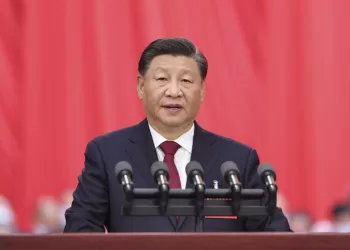 In this photo released by Xinhua News Agency, Chinese President Xi Jinping delivers a speech during the opening ceremony of the 20th National Congress of China's ruling Communist Party in Beijing, China, Sunday, Oct. 16, 2022. China on Sunday opens a twice-a-decade party conference at which leader Xi Jinping is expected to receive a third five-year term that breaks with recent precedent and establishes himself as arguably the most powerful Chinese politician since Mao Zedong. (Yao Dawei/Xinhua via AP)