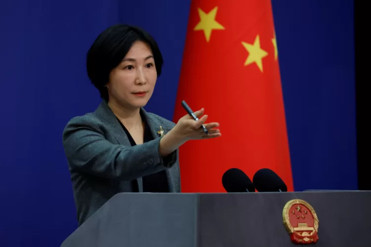 FILE PHOTO: Chinese Foreign Ministry Spokesperson Mao Ning attends a news conference in Beijing, China, February 3, 2023. REUTERS/Thomas Peter
