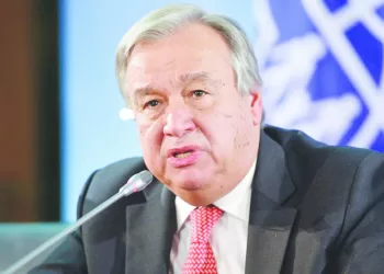 Berlin, Germany - November 04: Antonio Guterres, High Commissioner for Refugees of UNHCR, attends a press conference in german foreign office  on November 04, 2015 in Berlin, Germany. (Photo by Michael Gottschalk/Photothek via Getty Images)