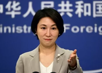 China's foreign ministry spokeswoman Mao Ning addresses a press conference at the Ministry of Foreign Affairs of the People's Republic of China, in Beijing on July 26, 2023. (Photo by Pedro PARDO / AFP)