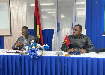 Presidente do CNJ, Isaias Calunga e o Decano da Faculdade de Humanidades