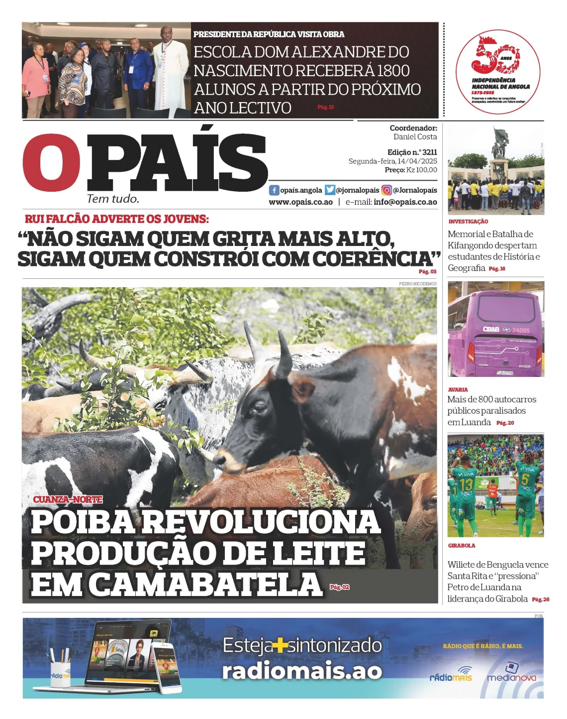 capa Edição 3211 – 14/04/2025